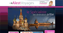 Desktop Screenshot of alestvoyages.fr